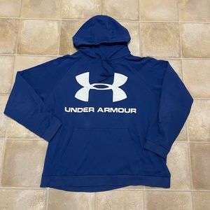 Mens royal blue under armor sweatshirt